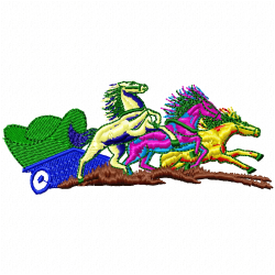 Horses Embroidery Design 7 Horses Embroidery Design 7